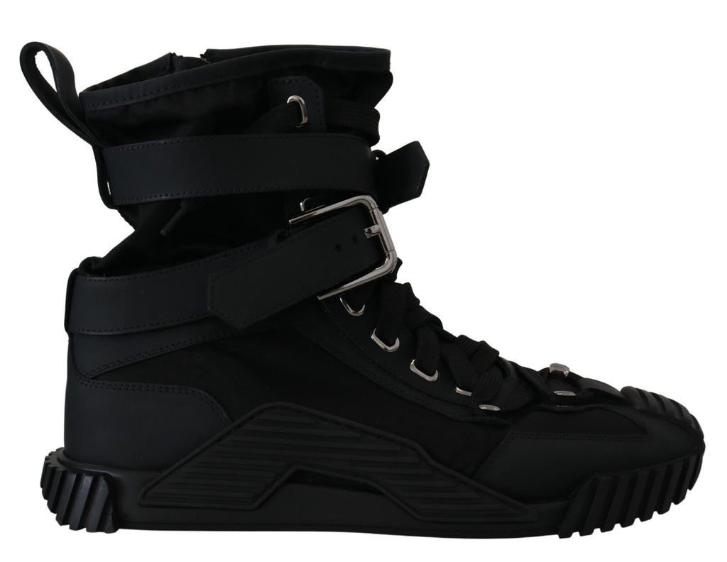 Sorrento Sneakers Nylon Black High Top Shoes