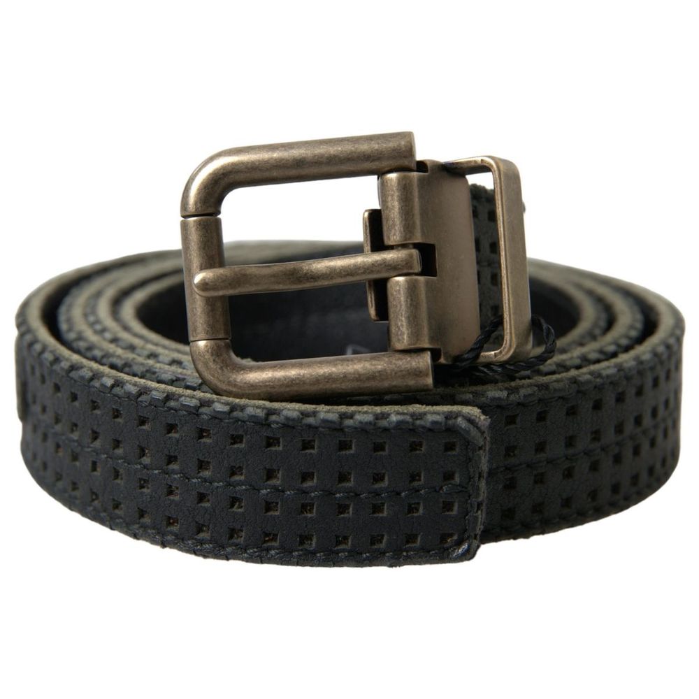 Black Leather Regular Belt