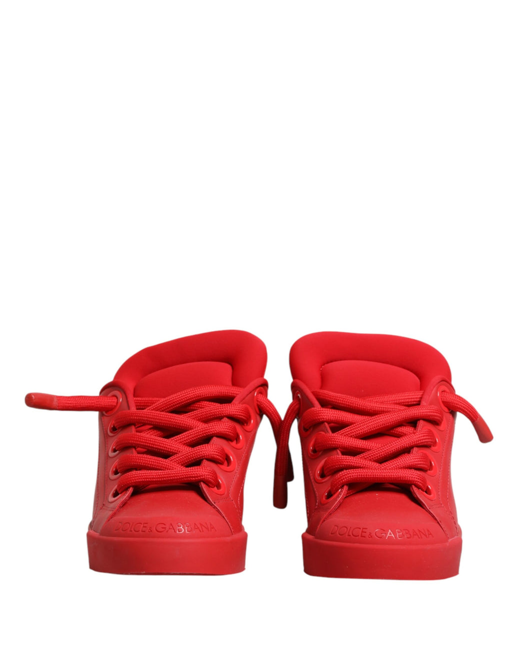 Dolce & Gabbana – IN THE FAME Selection | Red Leather Low-Top Sneakers