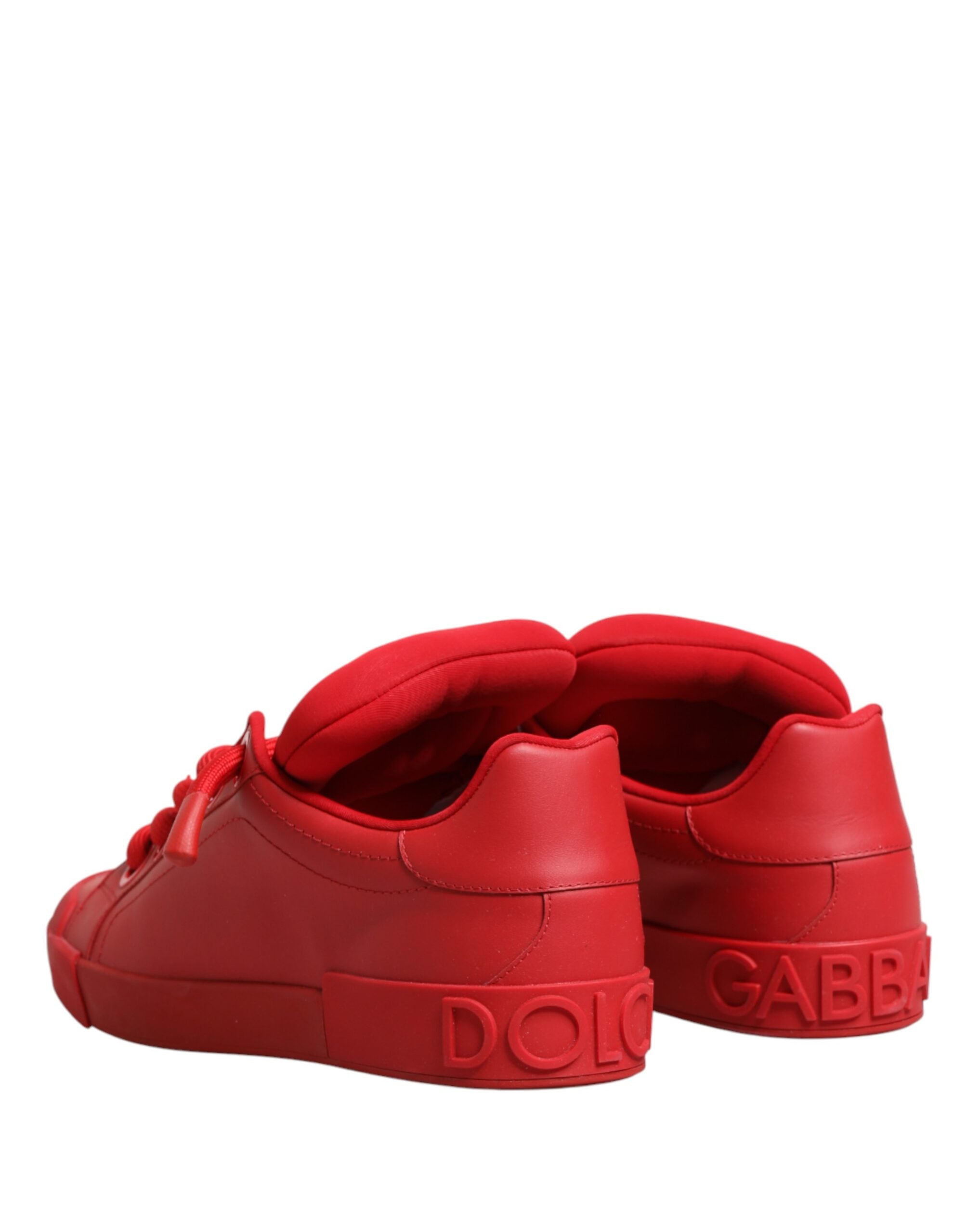 Dolce & Gabbana – IN THE FAME Selection | Red Leather Low-Top Sneakers