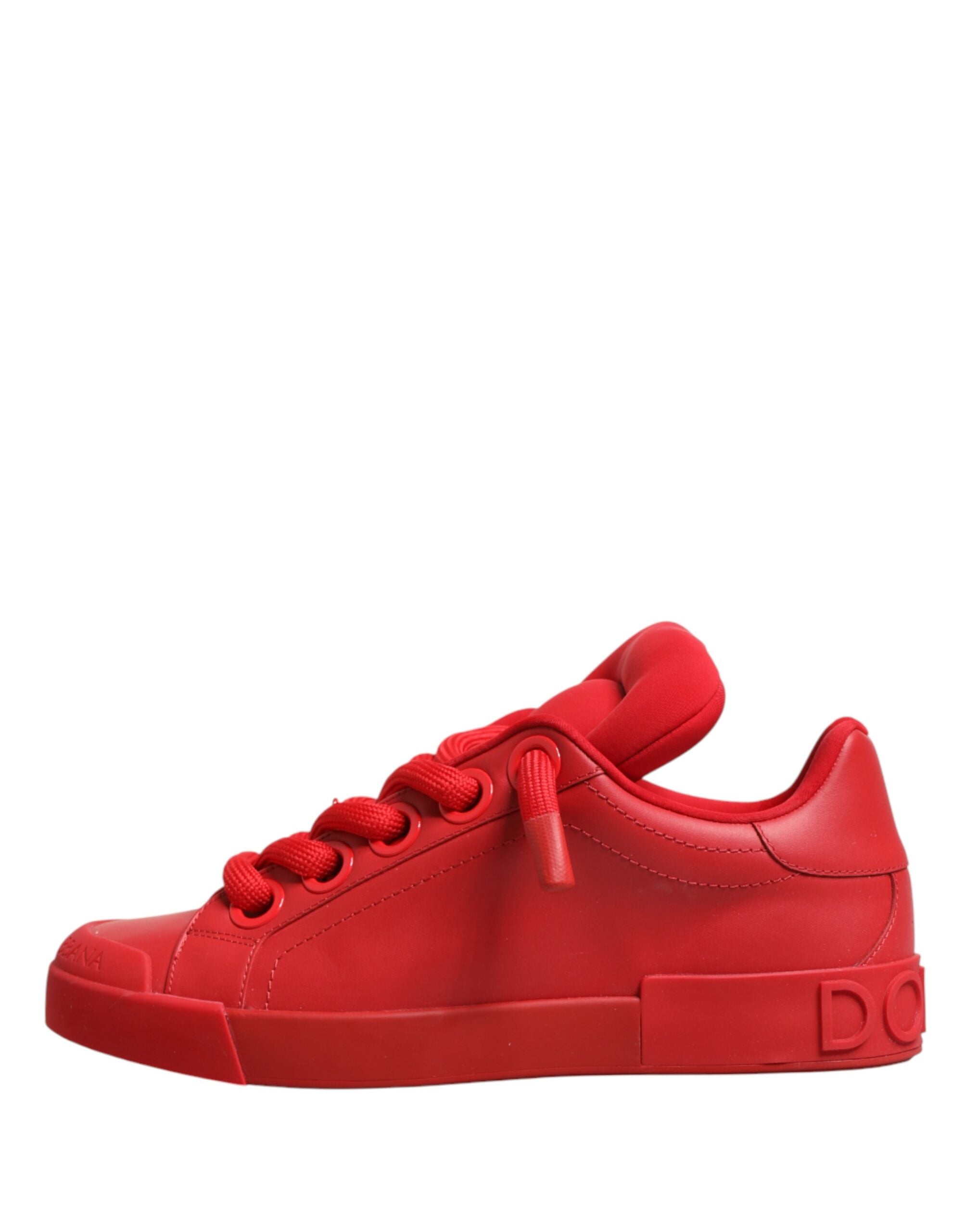 Dolce & Gabbana – IN THE FAME Selection | Red Leather Low-Top Sneakers
