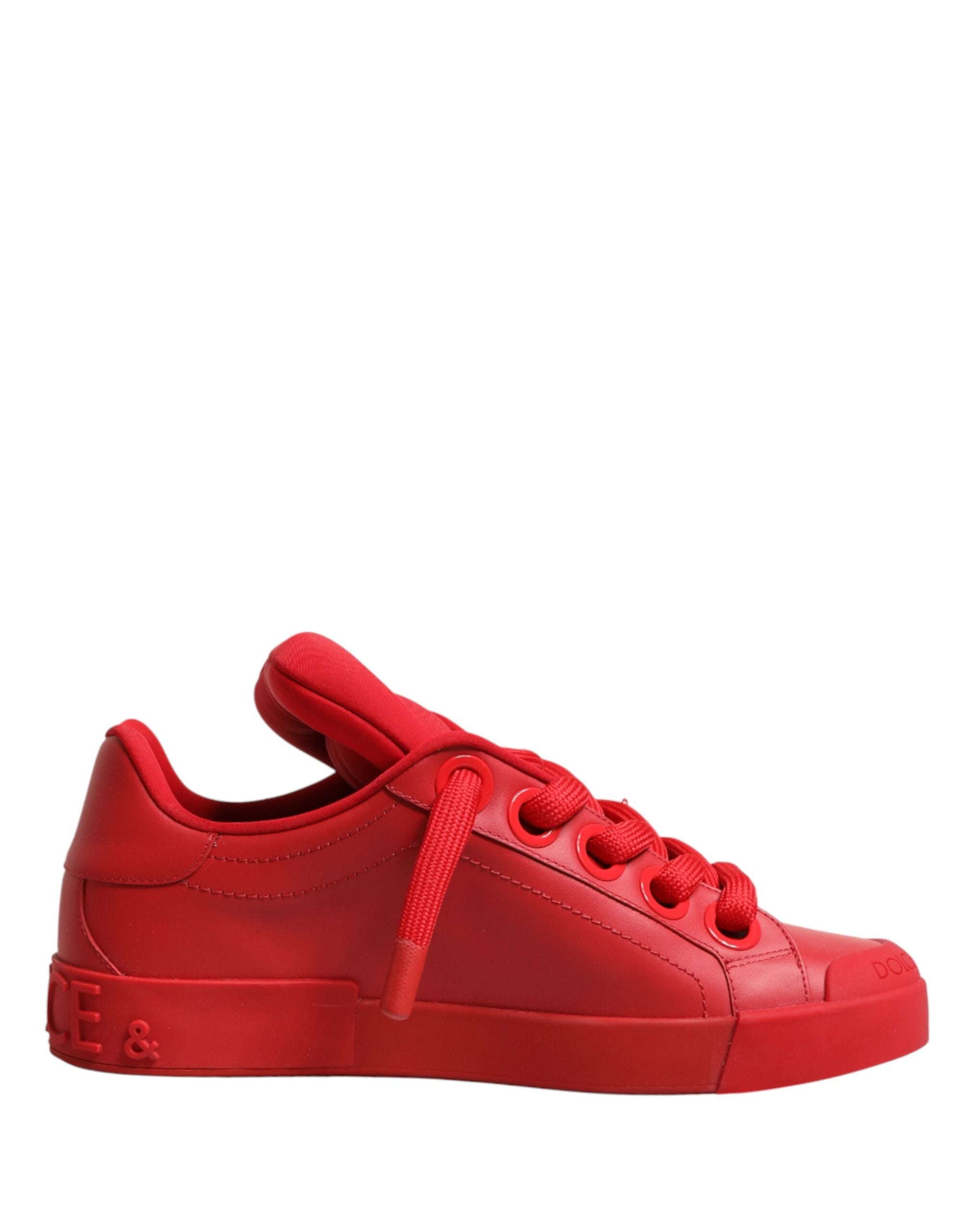 Dolce & Gabbana – IN THE FAME Selection | Red Leather Low-Top Sneakers