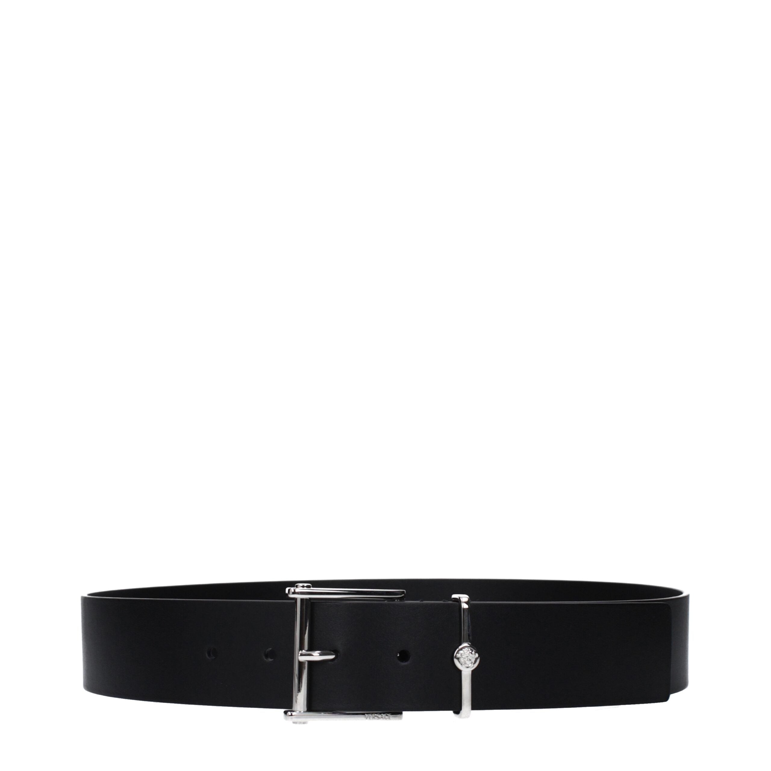 Black Leather Regular Belt