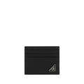 Prada Black Calf Leather Bos Taurus Wallet