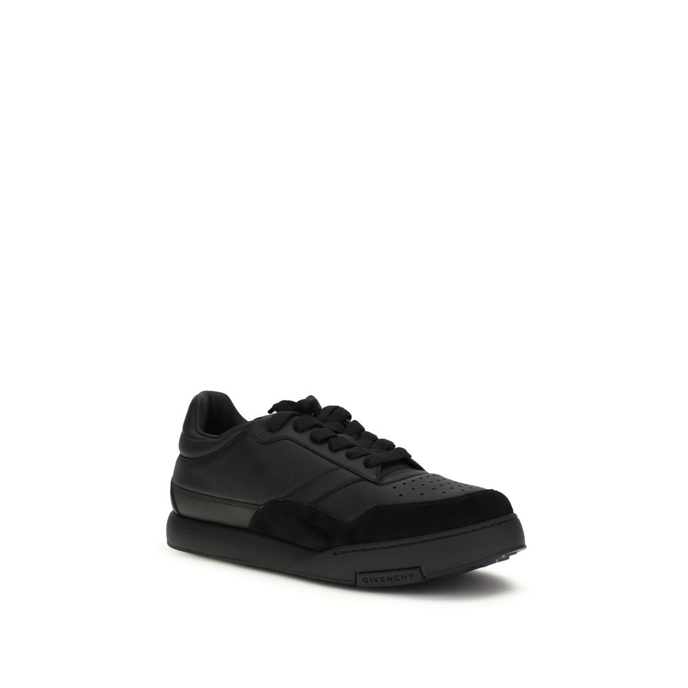 Black Calf Leather Bos Taurus Low Top Sneakers