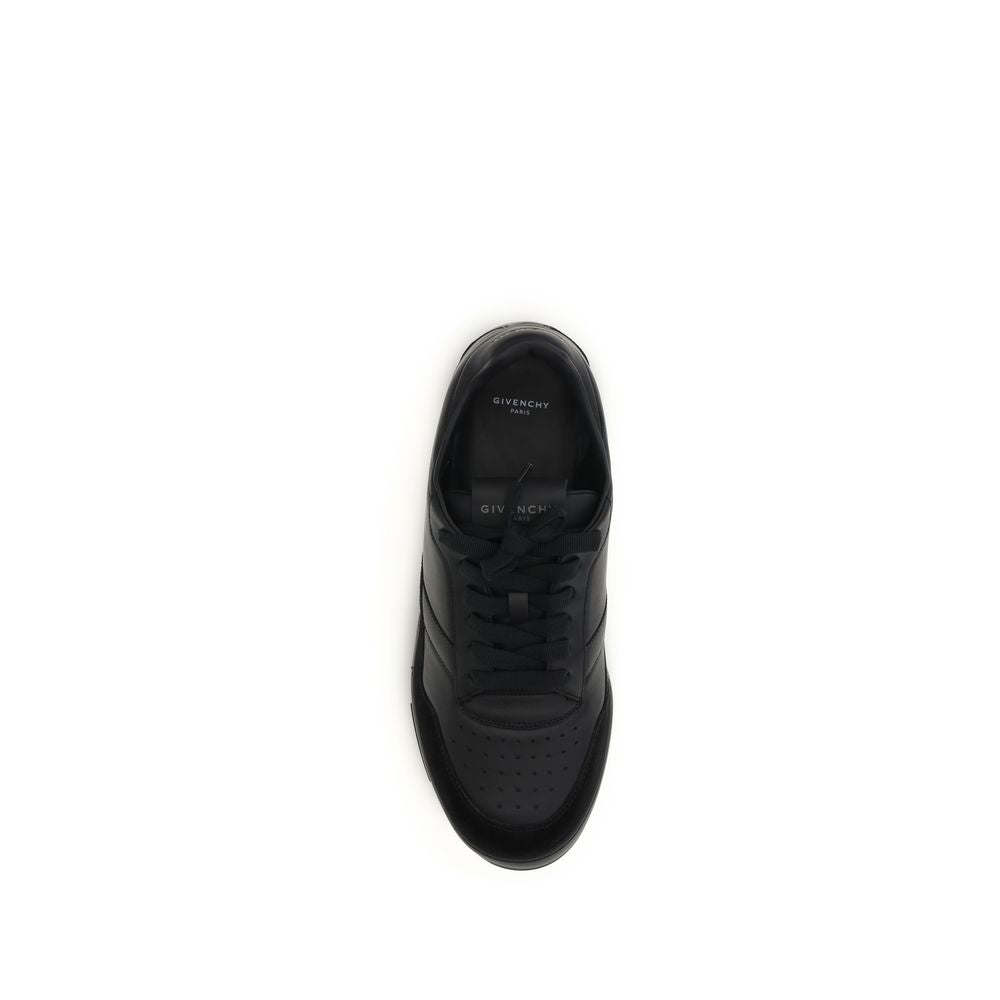 Black Calf Leather Bos Taurus Low Top Sneakers
