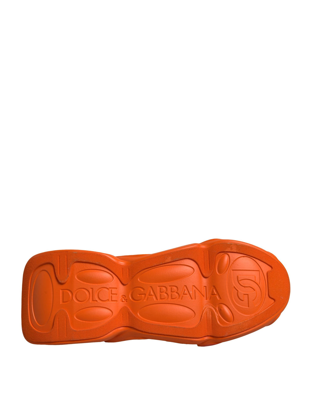 Calcetines naranjas sin cordones con ondas para hombre