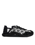 Black Logo Lace Up Low Top NS1 Sneakers Shoes
