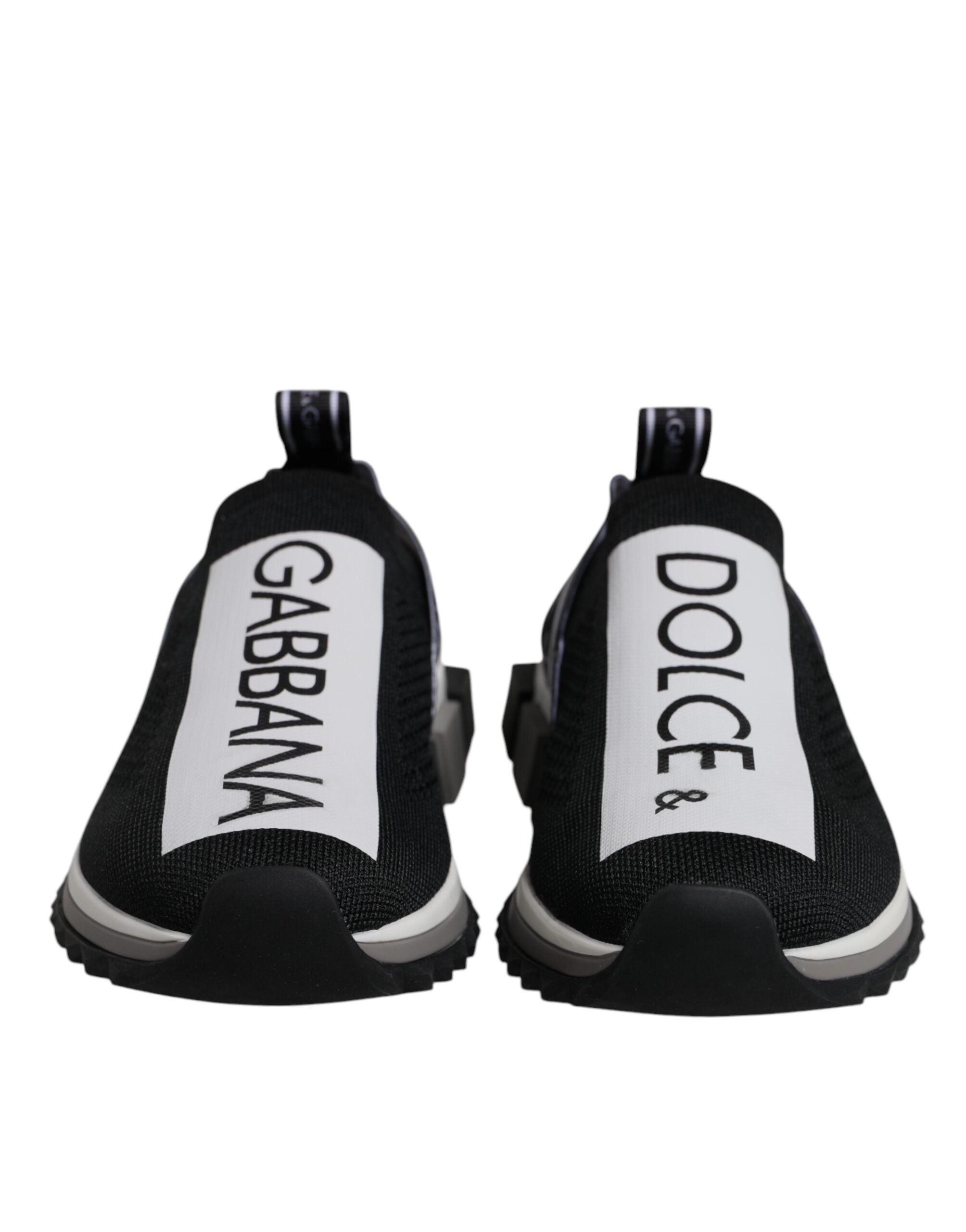 Zapatillas Sorrento sin cordones en blanco y negro