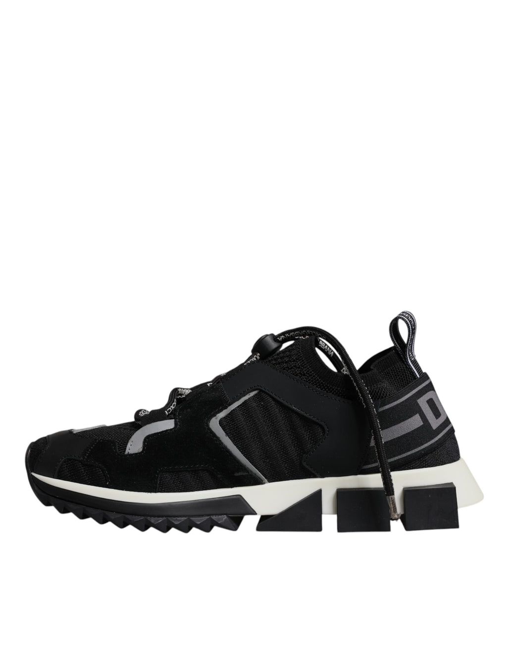 Black Mesh Sorrento Trekking Sneakers Shoes
