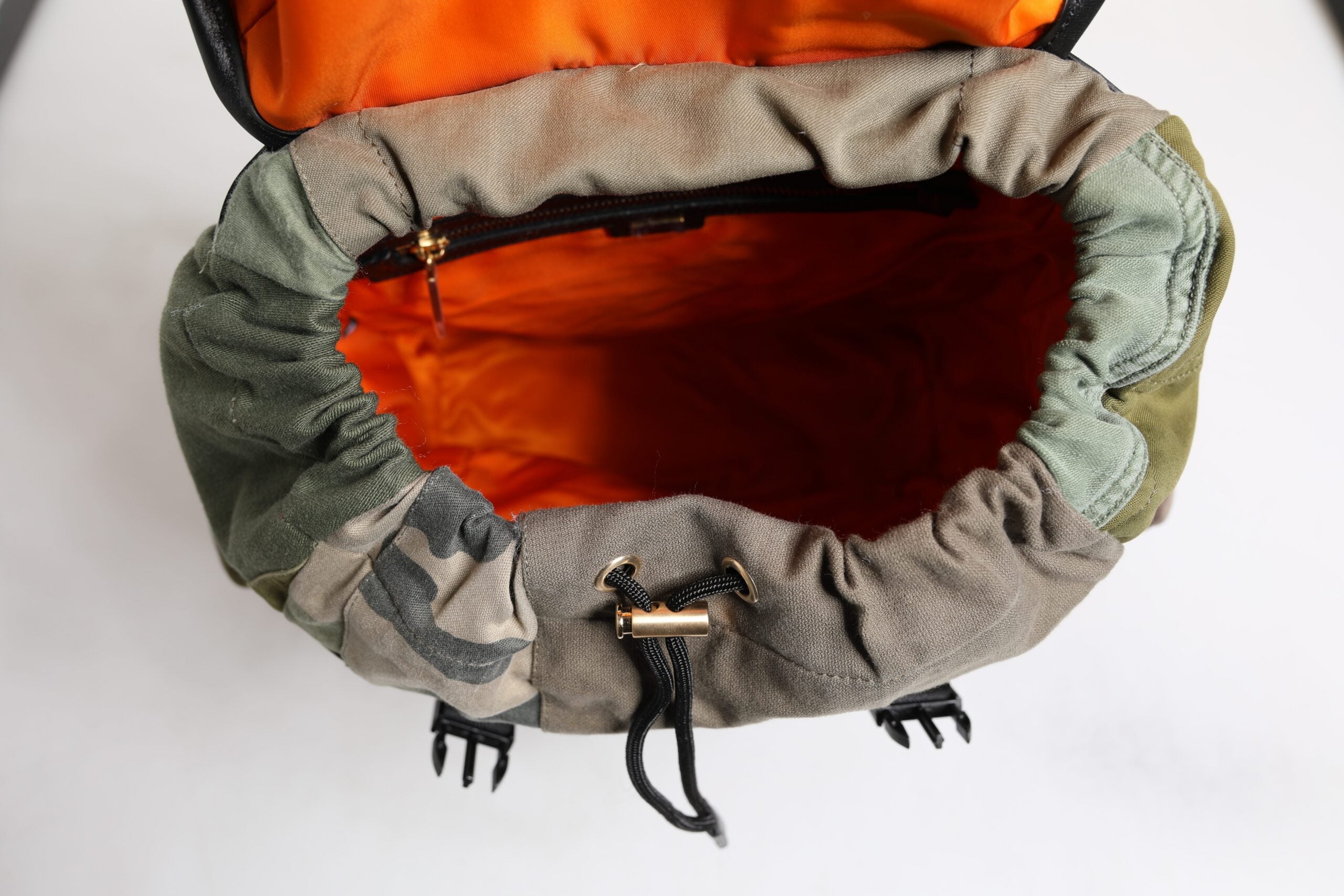 Militêre Groen Lapwerk Skool Rugsak