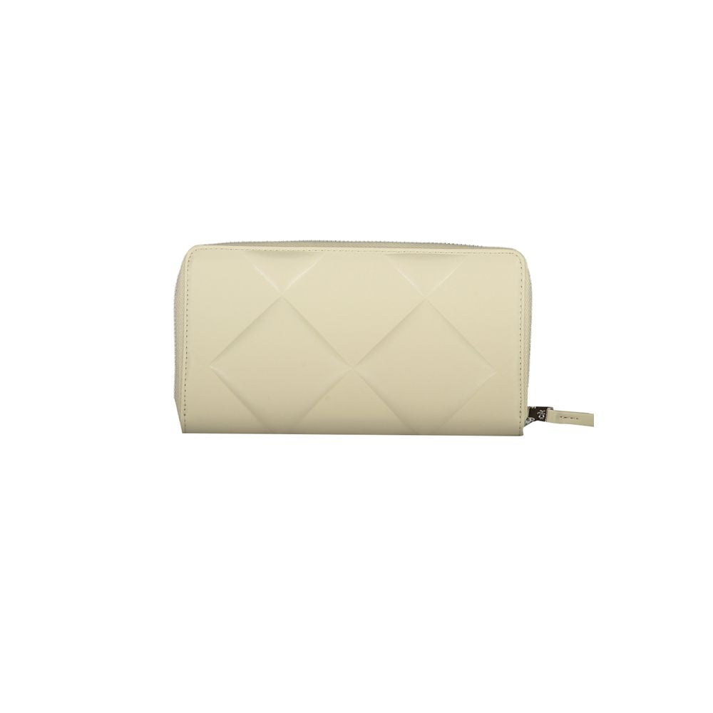 Cartera de mujer de poliéster beige