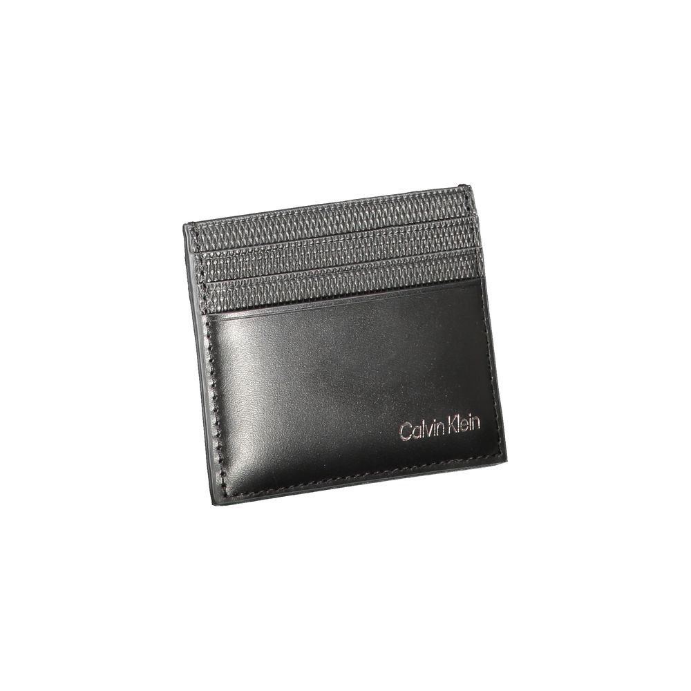 Black Leather Men Wallet