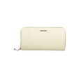 Beige Polyurethane Women Wallet