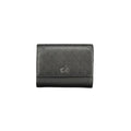 Black Polyester Women Wallet