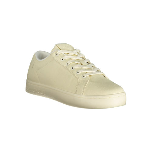 Bianco Polyester Men Sneaker