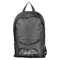 Black Polyester Male Backpack
