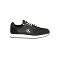 Black Polyurethane Men's Sneaker
