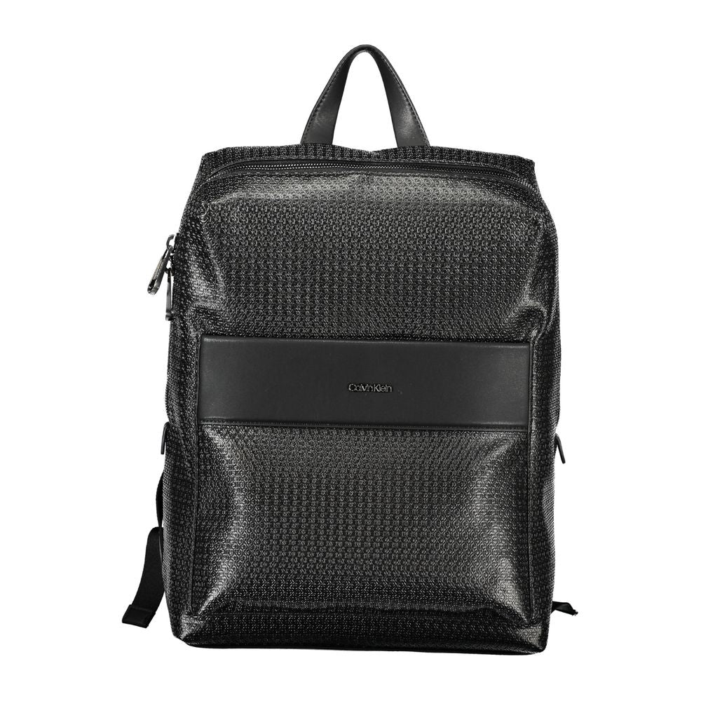 Nero Polyester Men's Backpack