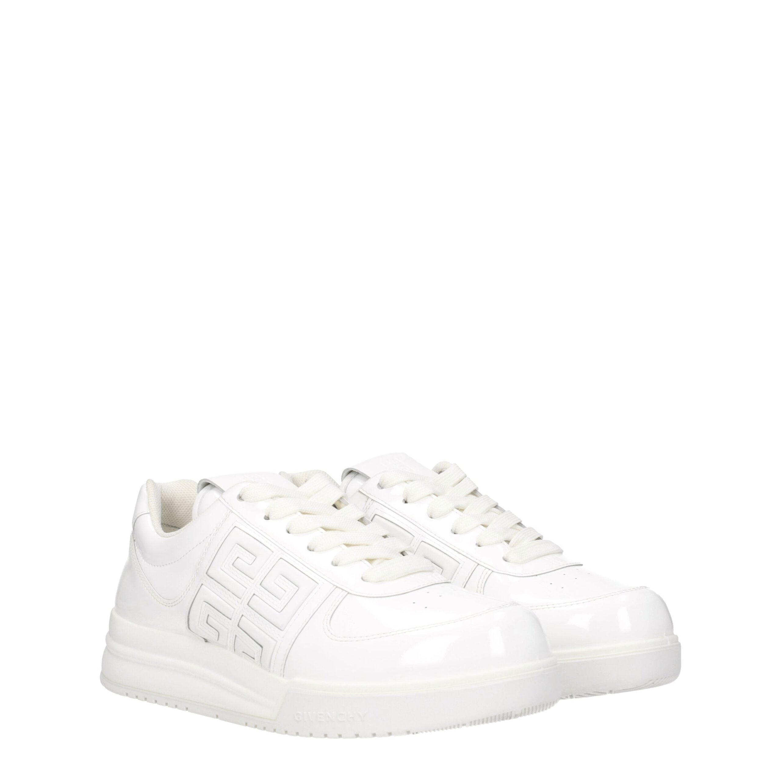 Givenchy VWhite Leather Low Top Sneakers