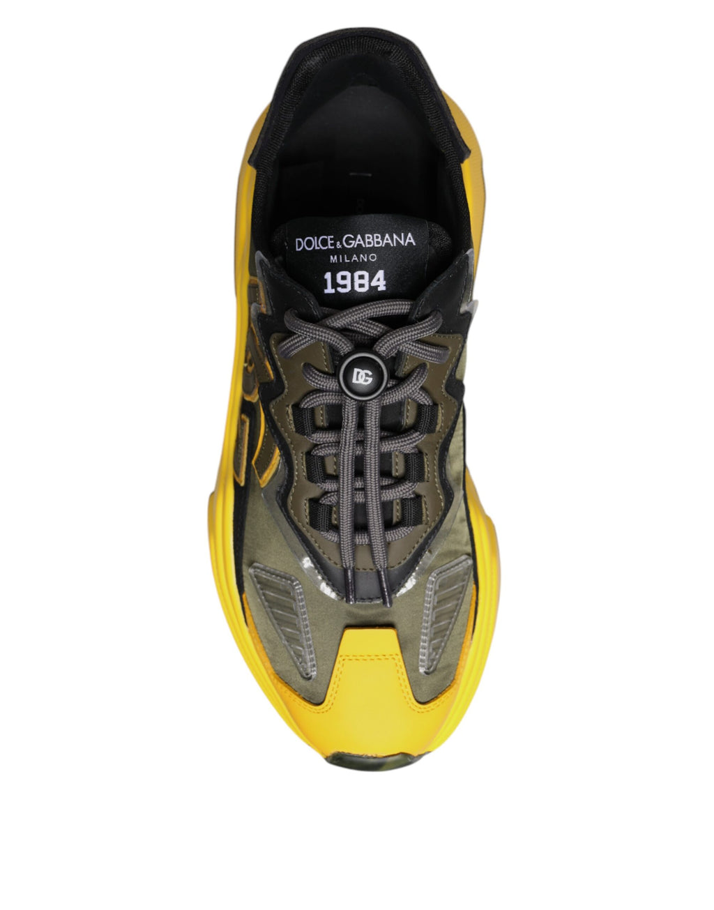 IN THE FAME Selects | Dolce & Gabbana Daymaster Black Yellow – Authentic Luxury Sneaker (Made in Italy)