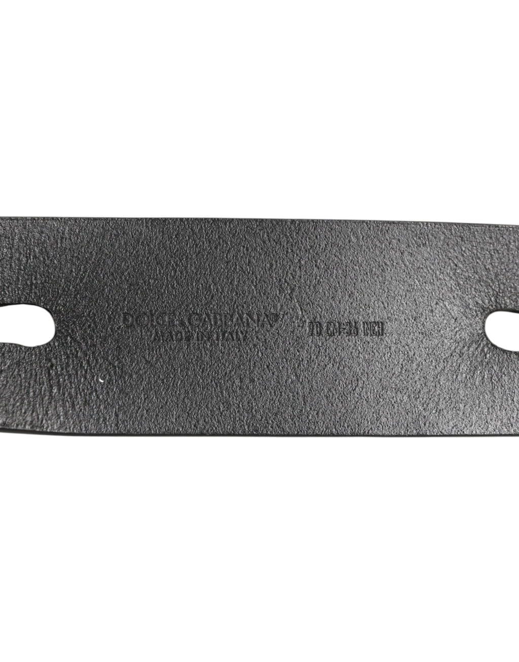 Black Double Strap Leather Silver Buckle Belt