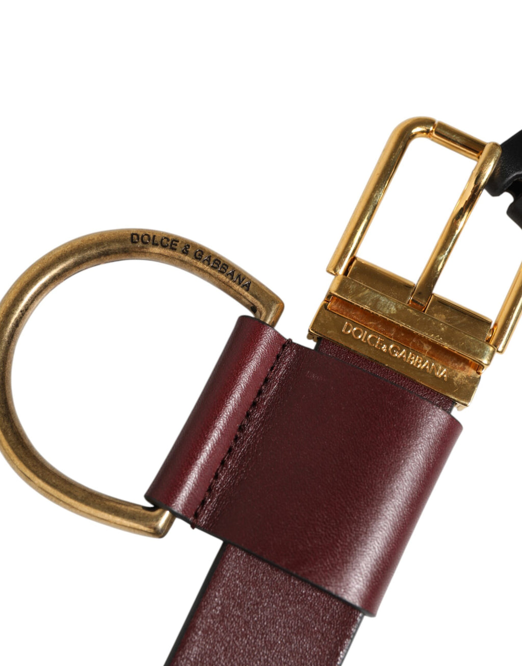 Brown Key Ring Clip Attachments Buckle Belt
