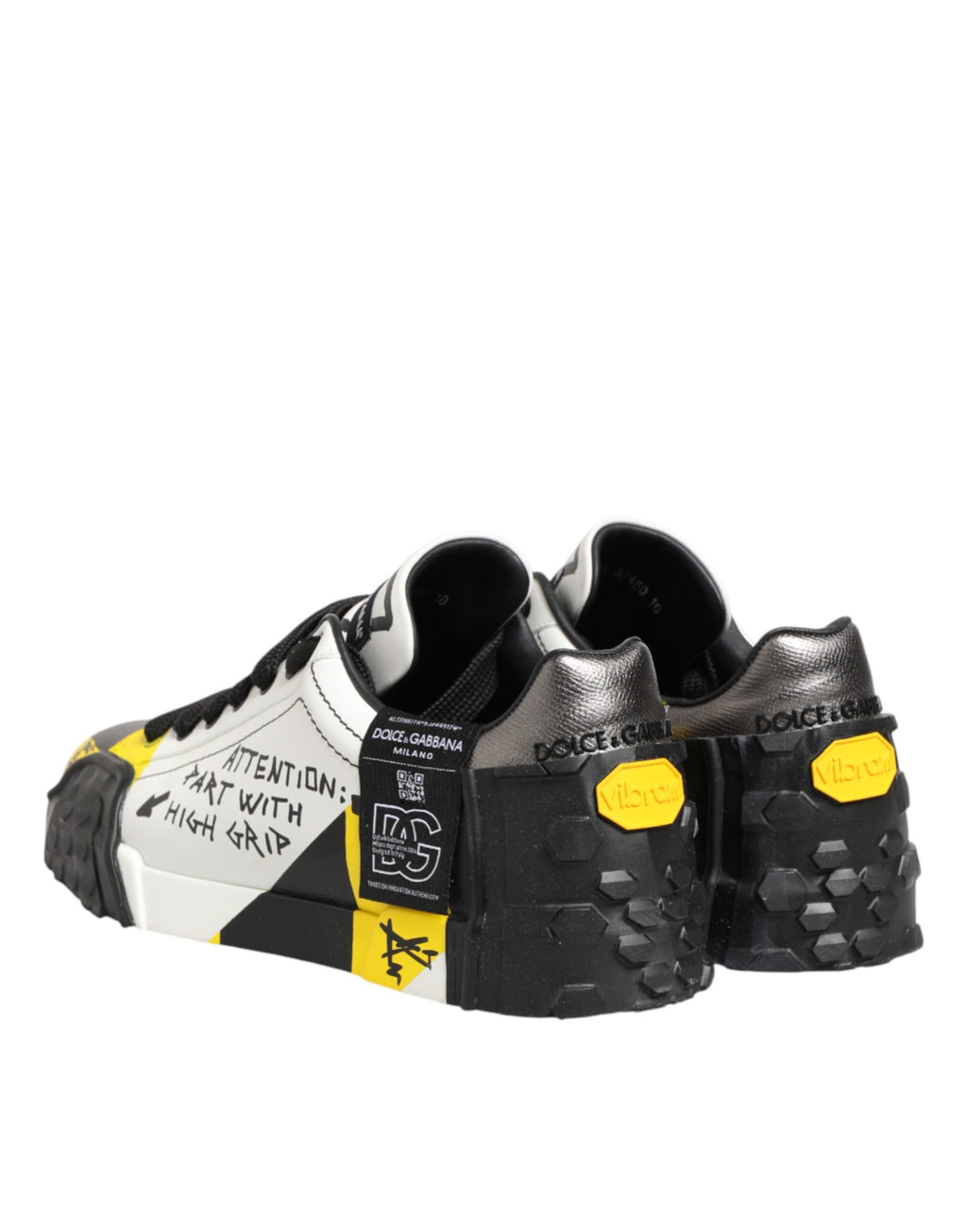 Veelkleurige Leer Graffiti Lae Top Sneakers Skoene