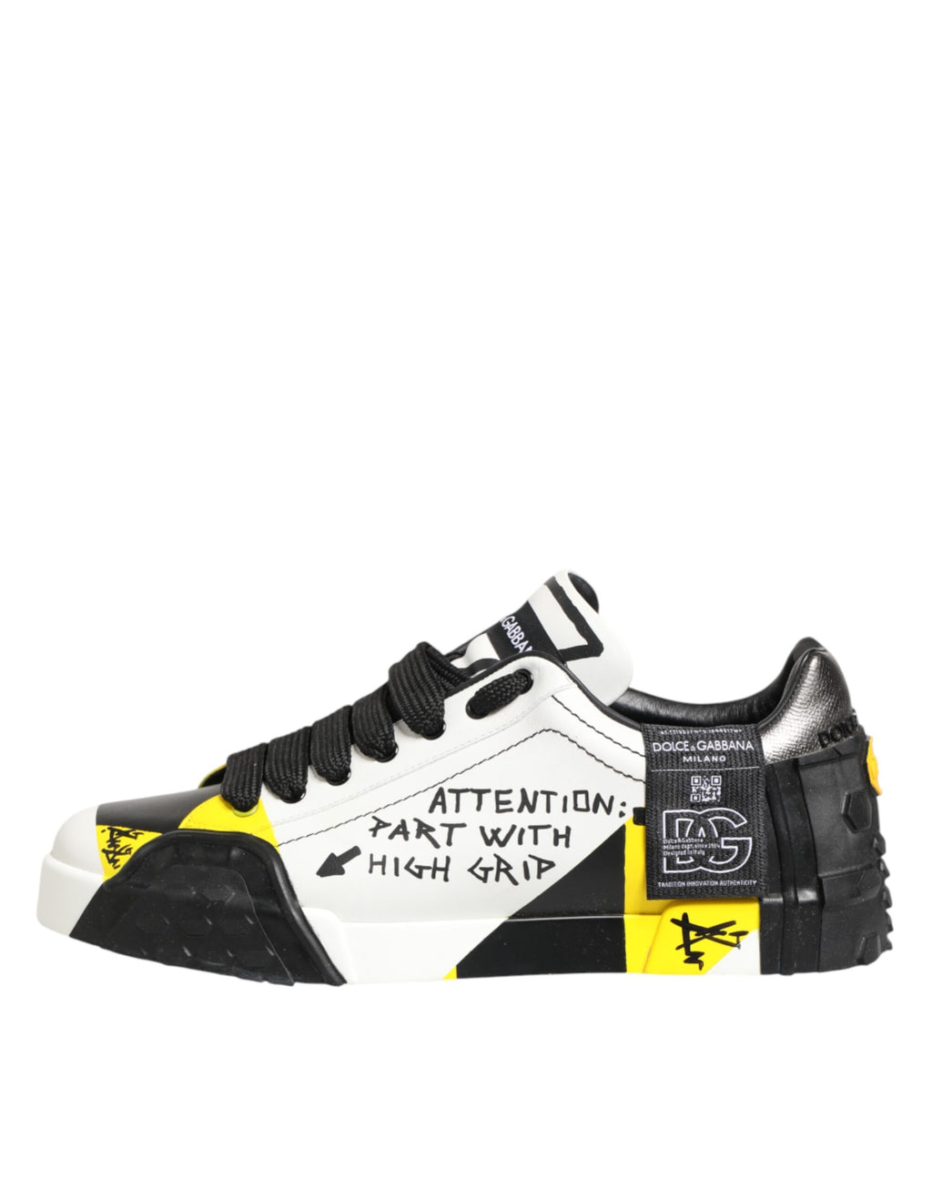 Veelkleurige Leer Graffiti Lae Top Sneakers Skoene
