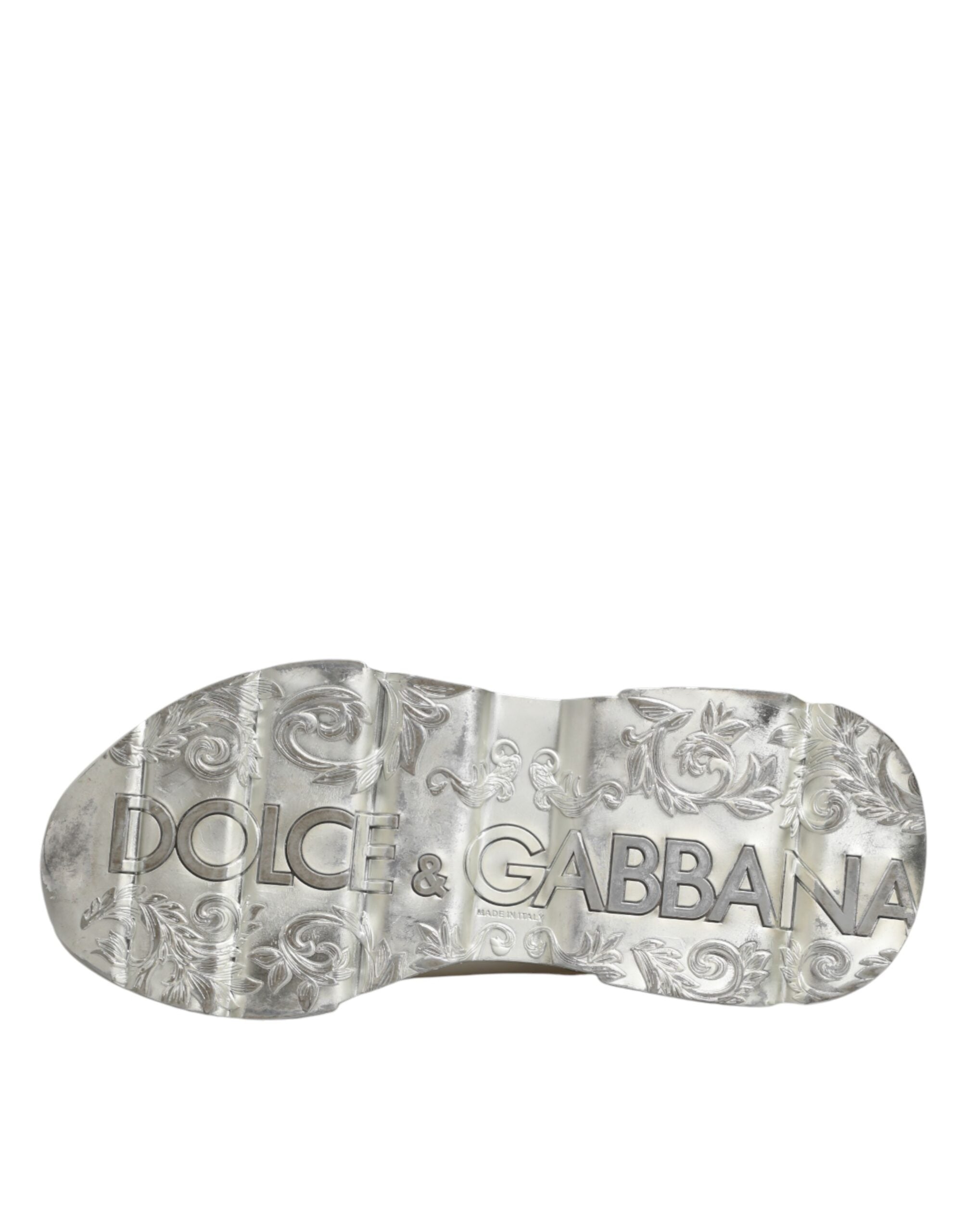 Zapatillas deportivas bajas Daymaster blancas y plateadas