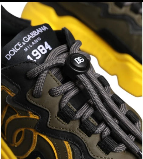 IN THE FAME Selects | Dolce & Gabbana Daymaster Black Yellow – Authentic Luxury Sneaker (Made in Italy)