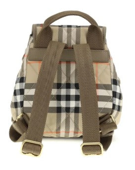 Beige Polyamide Backpack